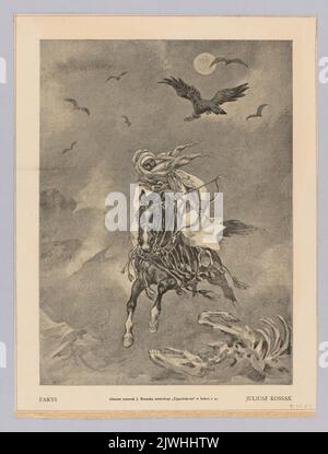 Reproduktion eines Gemäldes: Juliusz Kossak (1824-1899), Illustration für 'Farys' von A. Mickiewicz; aus: `Tygodnik Illustowany`. Unbekannt, Fotograf, Tygodnik Ilustowany (Warszawa ; czasopismo ; 1859-1939), Verleger Stockfoto